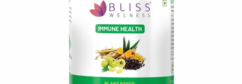 Bliss Welness Immune Bliss Absolute Ayurvedic Herbal Combo With Tulsi Amla & Turmeric Extract Curcumin Vegan Immunity Booster Supplement – 60 Vegetarian Tablets
